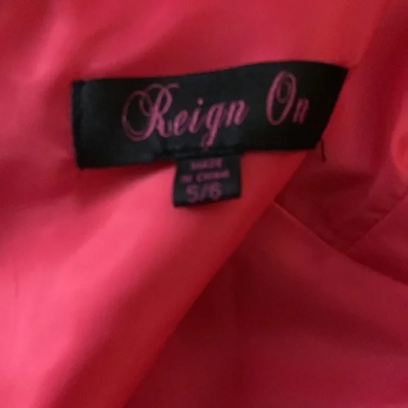 Red Cinderella Prom Dress - Picture 6 of 10